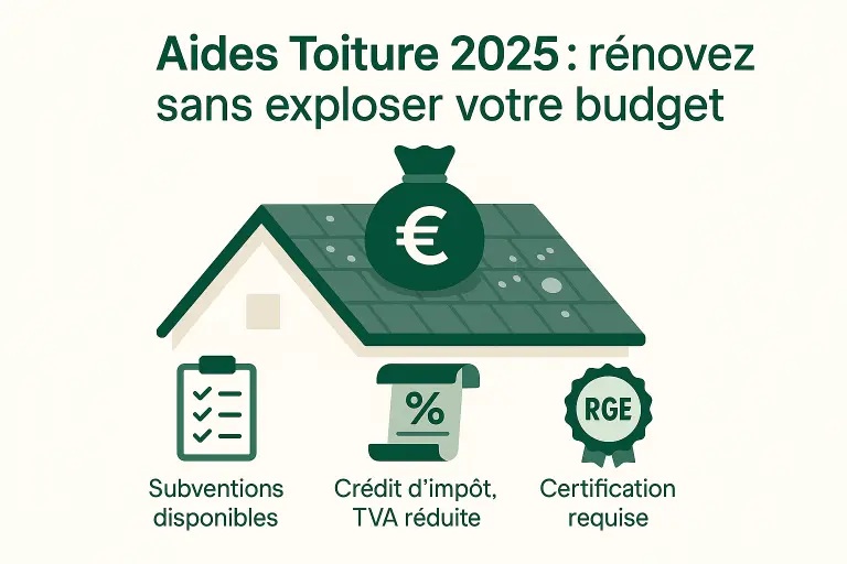 Aides toiture 2025 : rénovez sans exploser votre budget