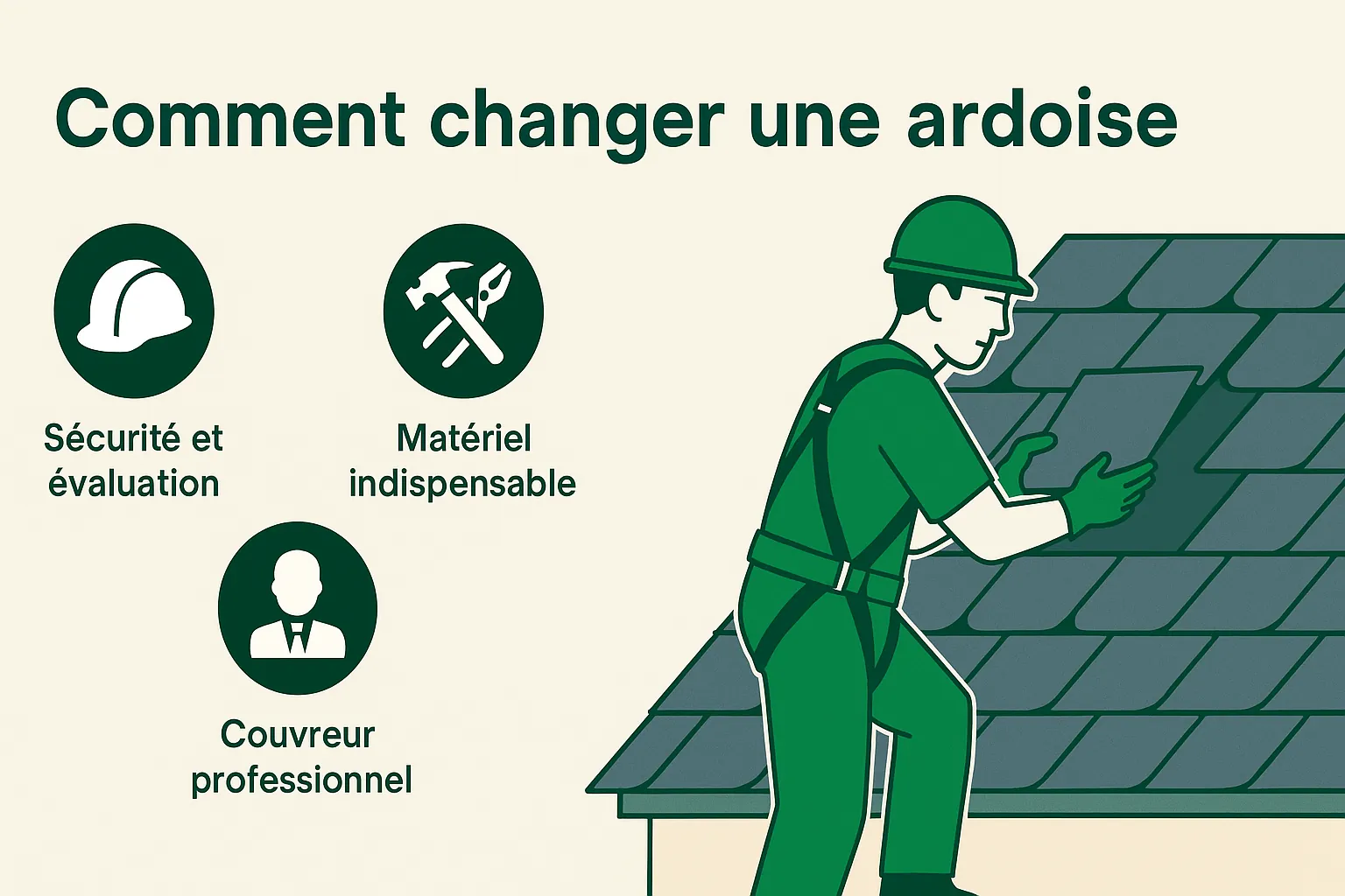 Comment changer une ardoise ?