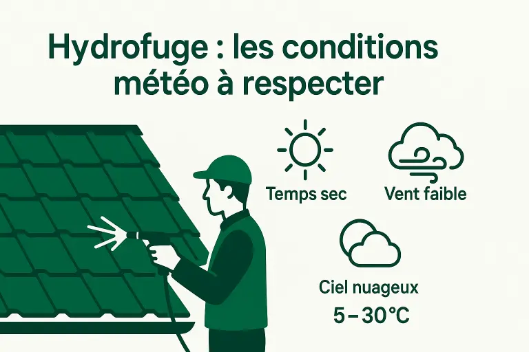 Quelle période pour hydrofuger une toiture ?