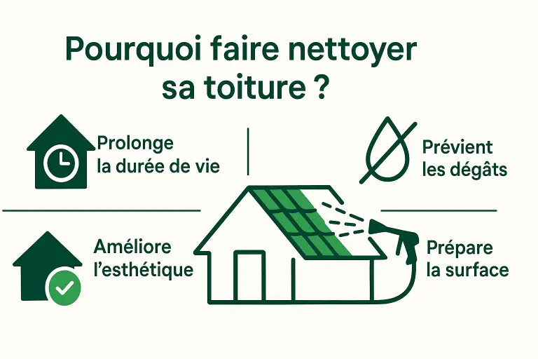 Pourquoi faire nettoyer sa toiture ?
