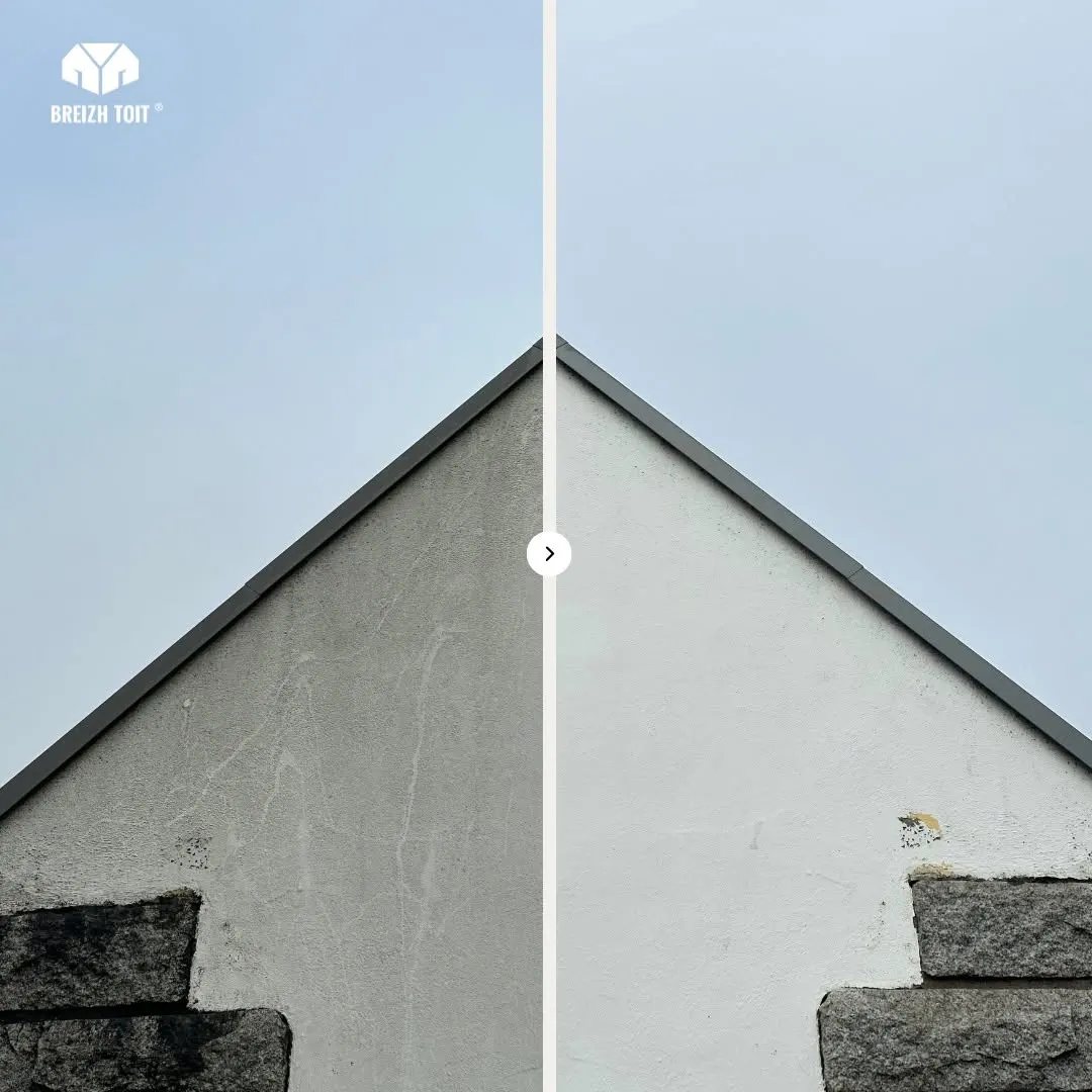 Nettoyage de façade en Ille-et-Vilaine (Breizh Toit)