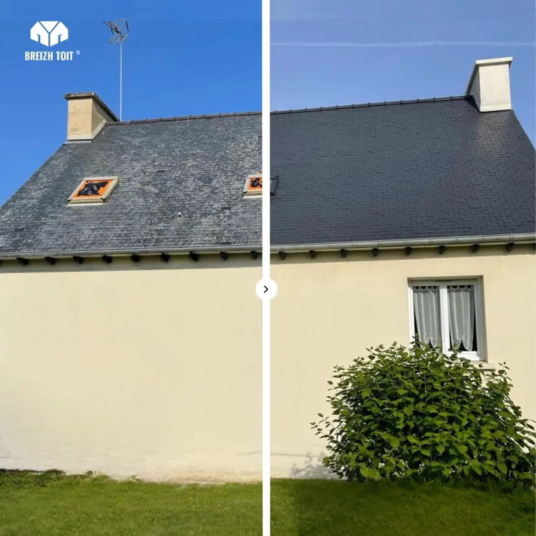 Hydrofuge d'une maison dans les Côtes-d'Armor (Breizh Toit)