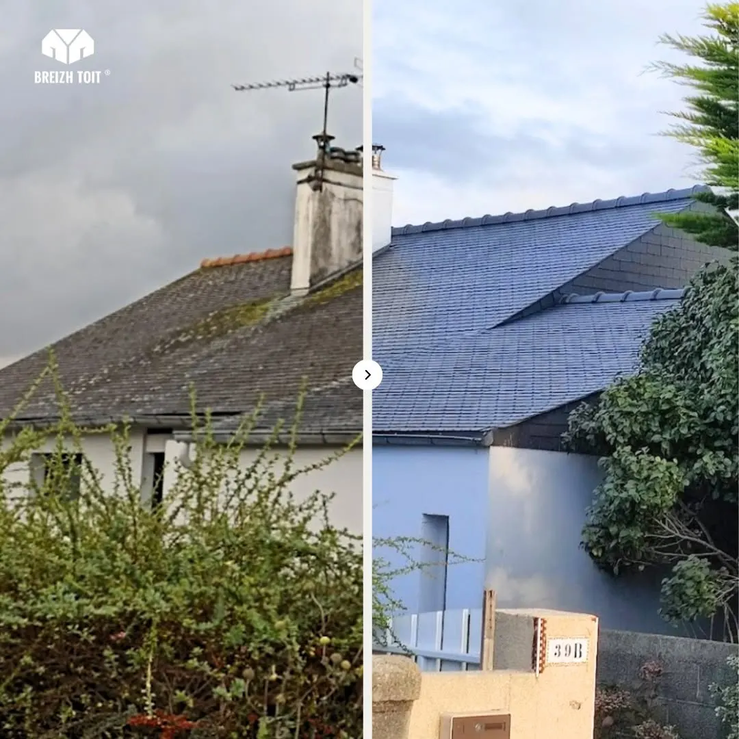 Nettoyage et hydrofuge de toiture, agence de Saint-Brieuc (Breizh Toit)
