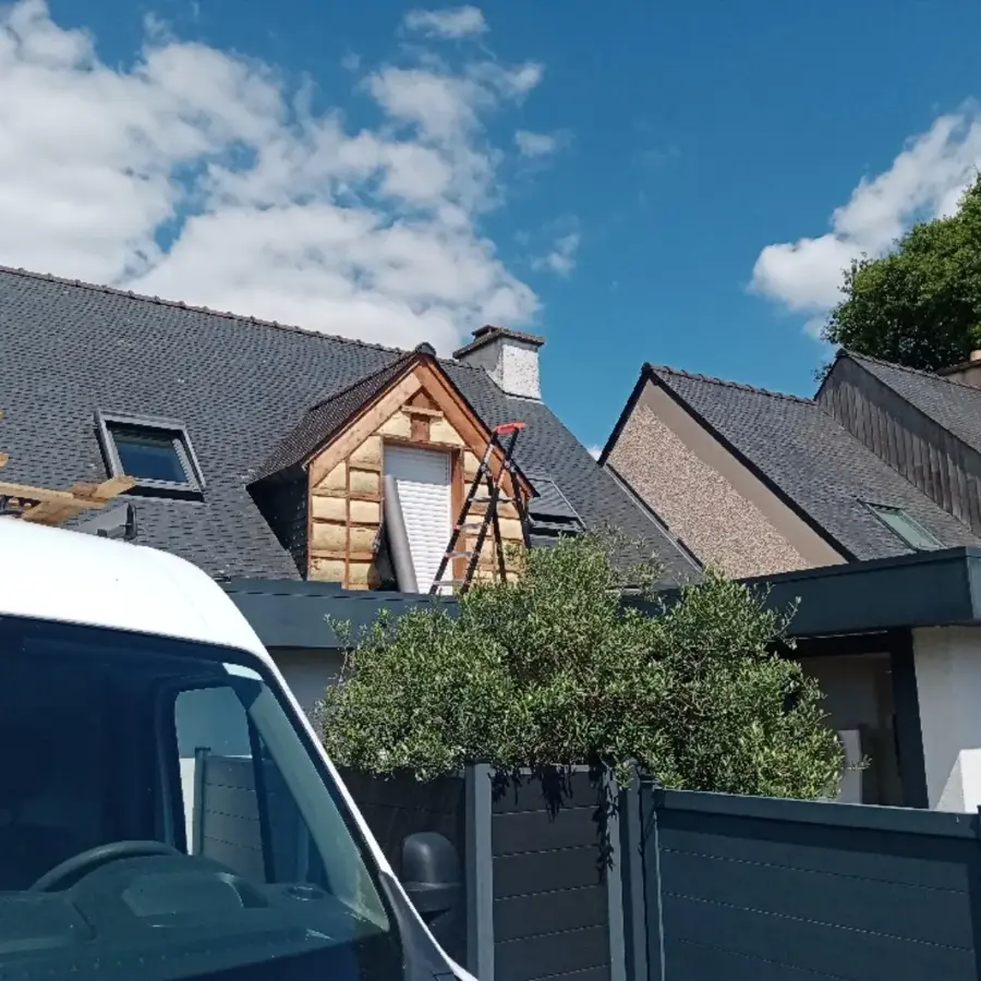 Lucarne d'Arradon avec son nouveau bardage à joint debout (photo 4)