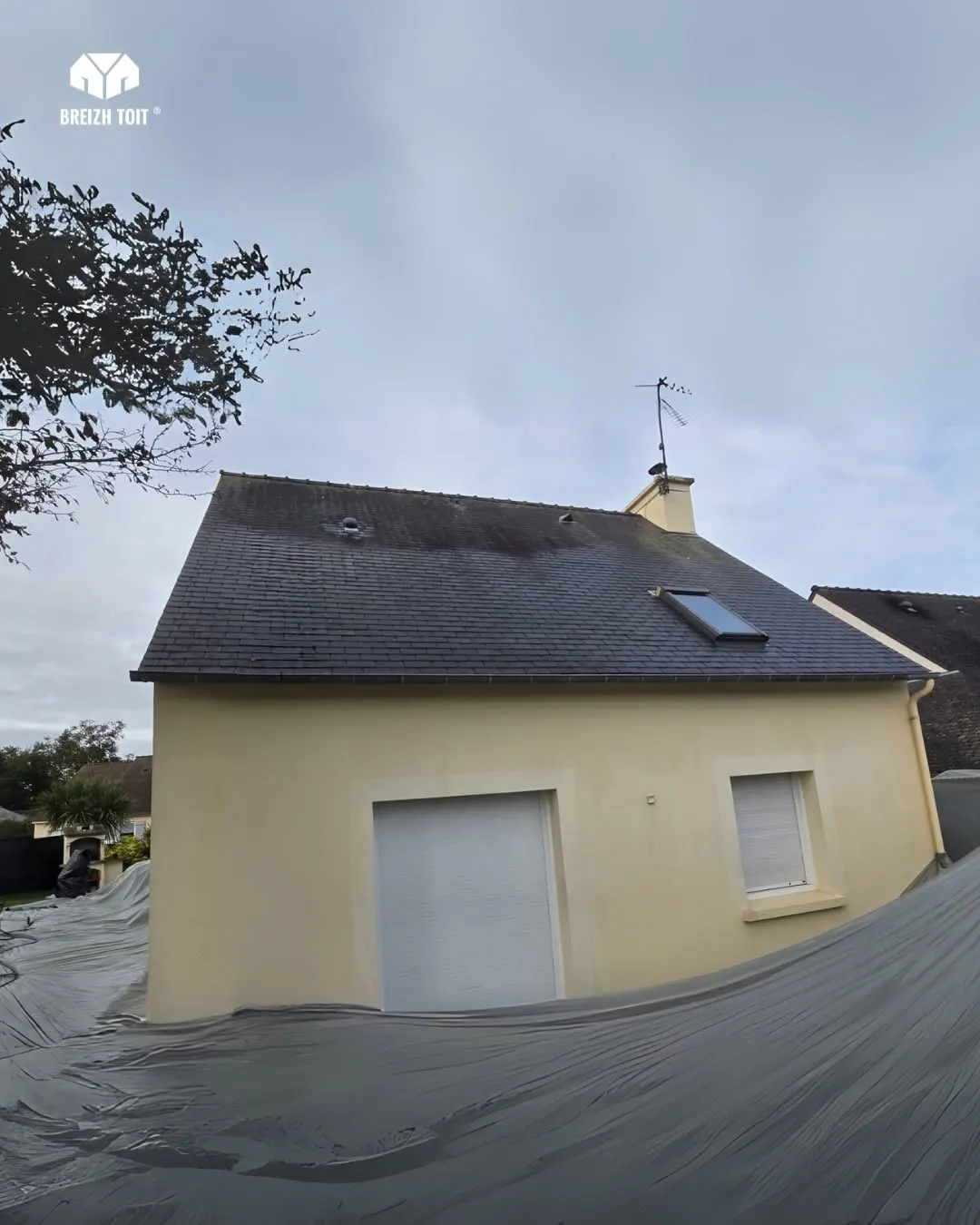 Nettoyage complet de toiture à Saint-Brieuc (Breizh Toit)