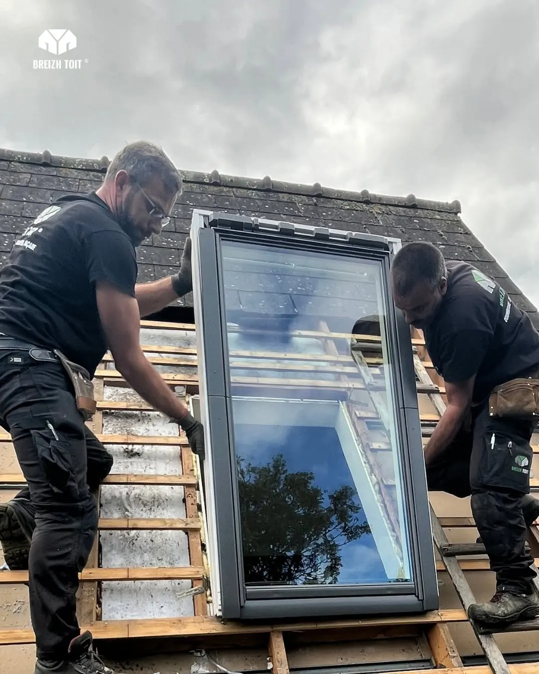 Nouveau Velux posé par Breizh Toit en Ille-et-Vilaine