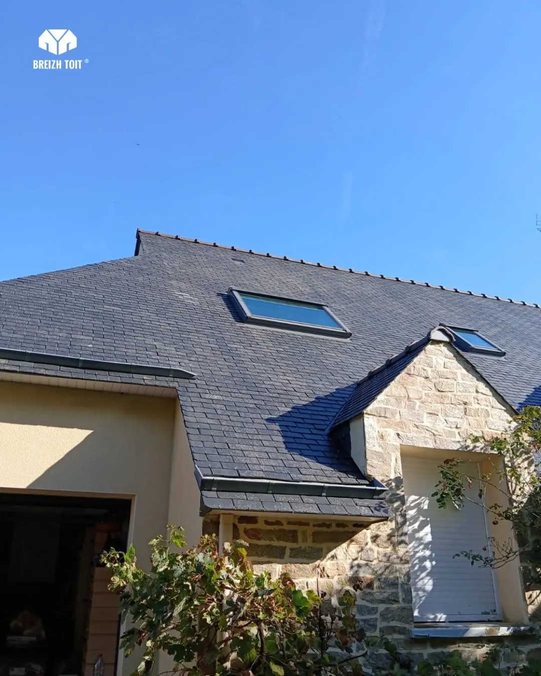 Nettoyage de toiture à Sulniac (Breizh Toit)