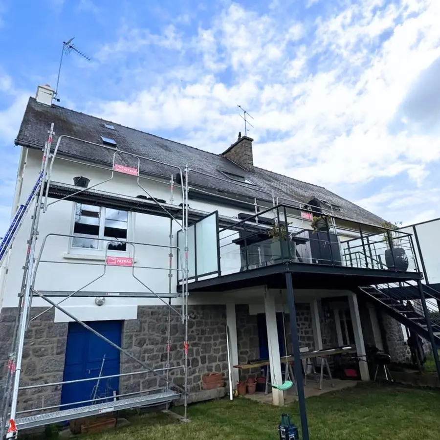 Gouttières neuves posées sur une maison à Saint-Brieuc (photo 2)