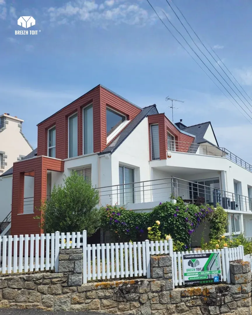 Maison de Pléneuf-Val-André après rénovation extérieure complète