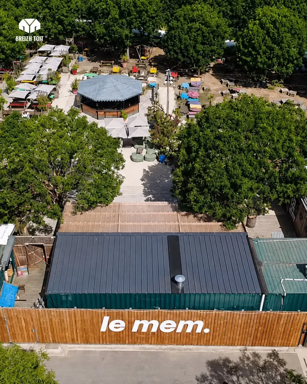 Nouvelle couverture en bac acier du MeM à Rennes
